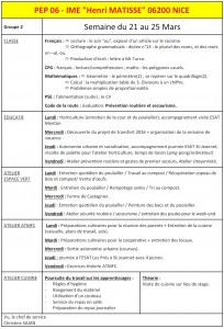 G2-du 21 au 25 mars