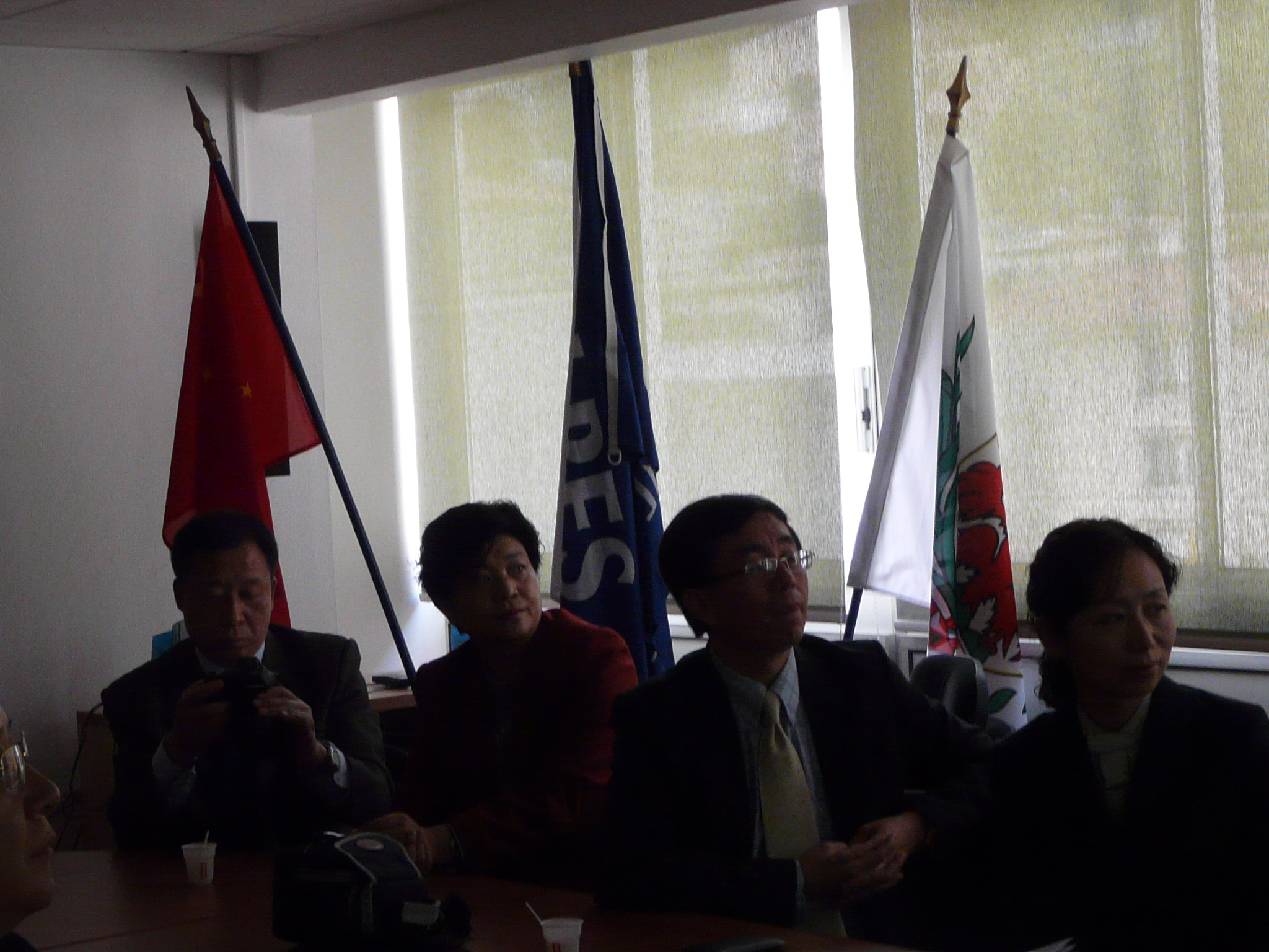 Réception de la délégation chinoise à l'IEM Rossetti