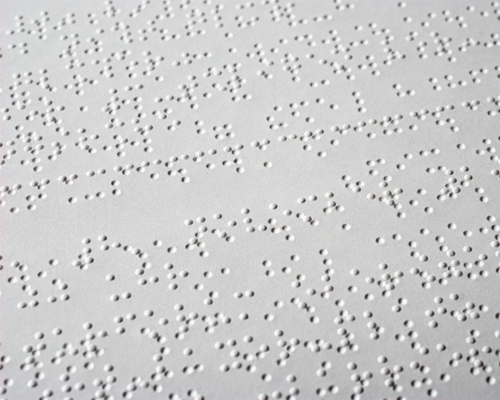Exemple de page braille