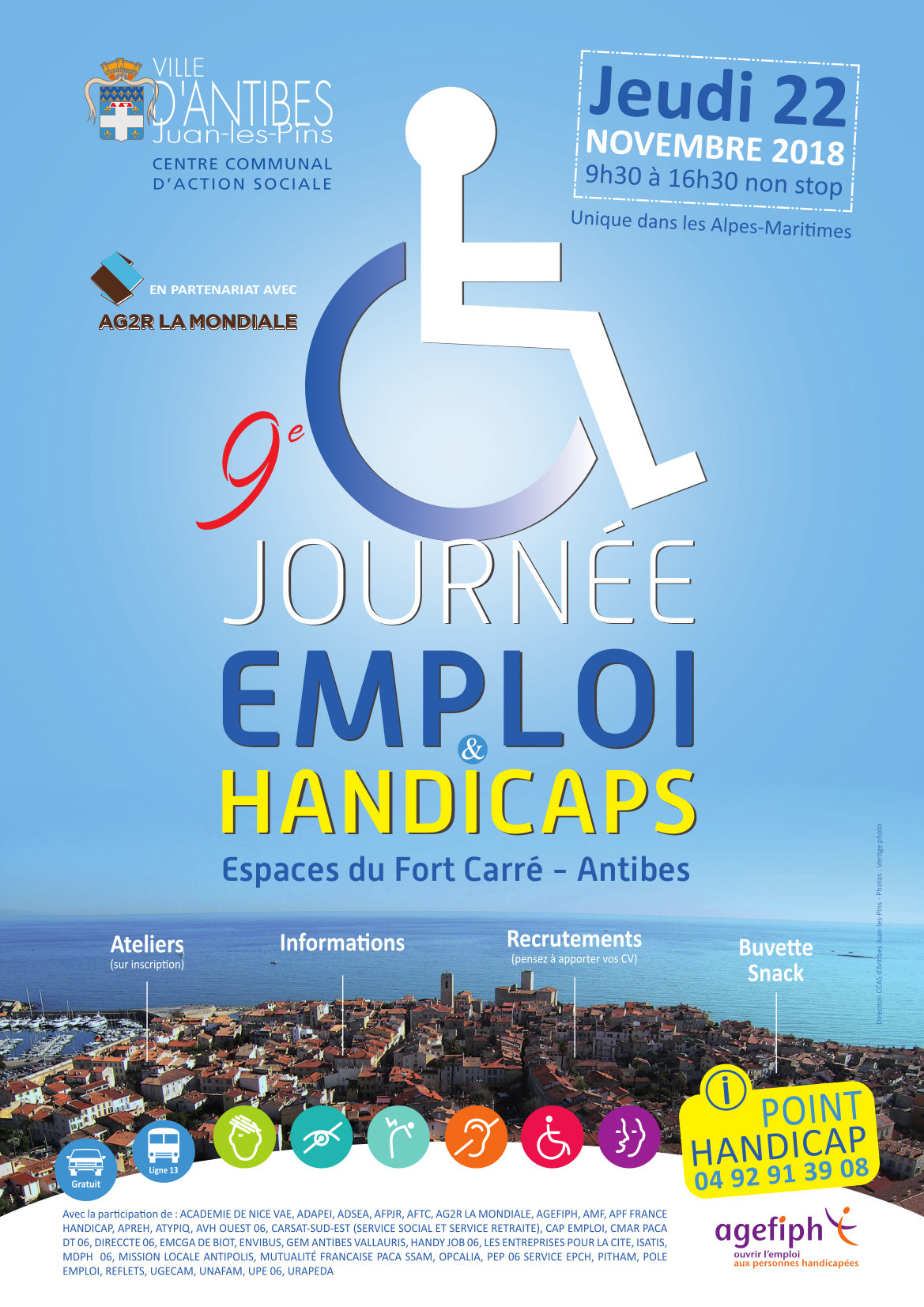 emploi handicap tours